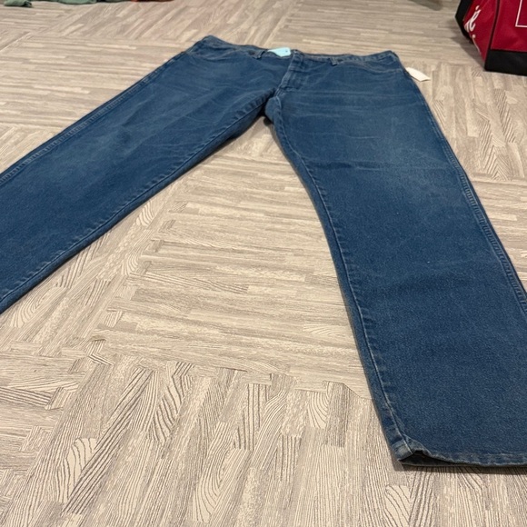 Vintage Wrangler Relaxed Fit Dark Blue Jeans - Picture 3 of 6